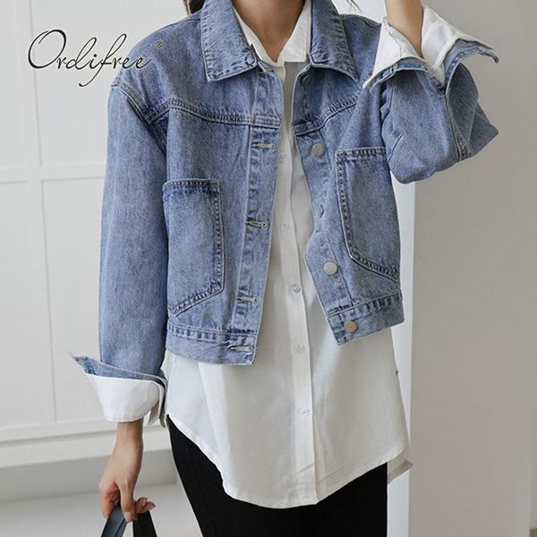 ordi2021 autumn women jeans jackets coats long sleeve streetwear short cropped jeans jackets coat casual outwear, Black;brown
ordi2021 autumn women jeans jackets coats long sleeve streetwear short cropped jeans jackets coat casual outwear, Black;brown