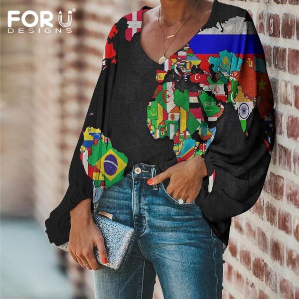 women's blouses & shirts forudesigns women blouse styling butterfly print dark v-neck ladies casual loose long sleeve shirt drop, White
women's blouses & shirts forudesigns women blouse styling butterfly print dark v-neck ladies casual loose long sleeve shirt drop, White