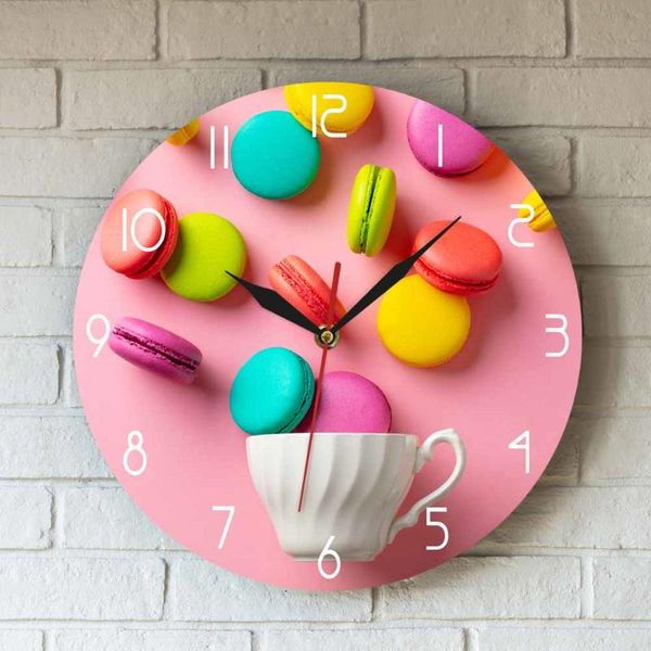 wall clocks colorful macaron dessert printed with pink background acrylic hanging clock girls room decor watch sweet food design
wall clocks colorful macaron dessert printed with pink background acrylic hanging clock girls room decor watch sweet food design