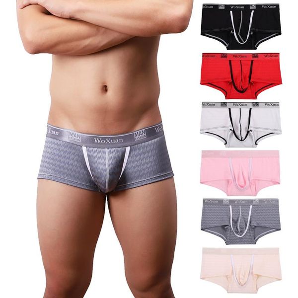 underpants men's breathable mesh boxer shorts trend personality youth splicing bodysuit male comfortable, Black;white
underpants men's breathable mesh boxer shorts trend personality youth splicing bodysuit male comfortable, Black;white