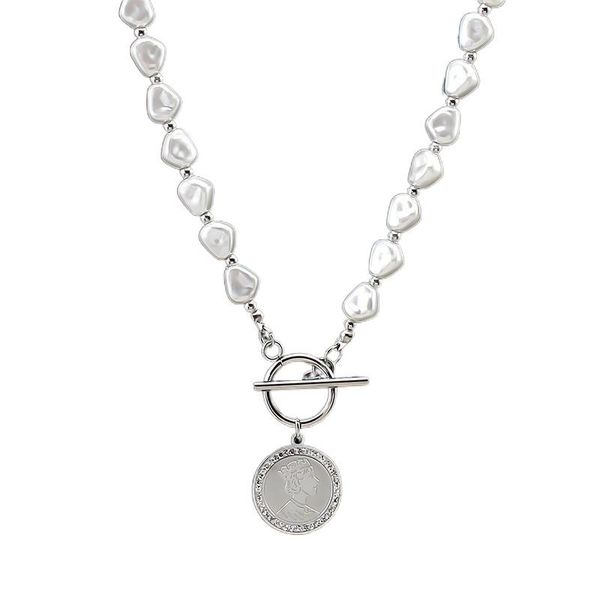 chains oval pendant pearl necklace for women men design logo link human head graphics silver gold color
chains oval pendant pearl necklace for women men design logo link human head graphics silver gold color
