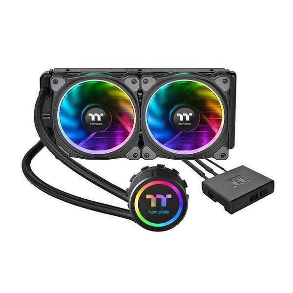 fans & coolings thermaltake floe dx rgb 280 integrated water-cooled cpu radiator (multi-platform/rgb cold head/software control/duo fan)
fans & coolings thermaltake floe dx rgb 280 integrated water-cooled cpu radiator (multi-platform/rgb cold head/software control/duo fan)