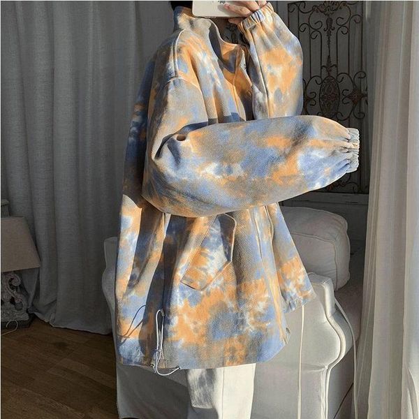 women's jackets tie-dye women spring-autumn korean loose retro safari jacket female hong-kong style trendy streetwear casual clothes, Black;brown
women's jackets tie-dye women spring-autumn korean loose retro safari jacket female hong-kong style trendy streetwear casual clothes, Black;brown