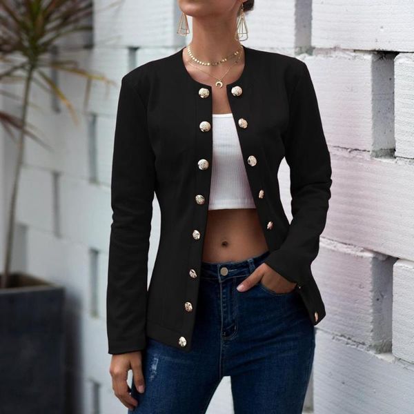women's suits & blazers blazer mujer 2021 women autumn plus size solid long sleeve o neck double-breasted casual office overwear elegan, White;black
women's suits & blazers blazer mujer 2021 women autumn plus size solid long sleeve o neck double-breasted casual office overwear elegan, White;black