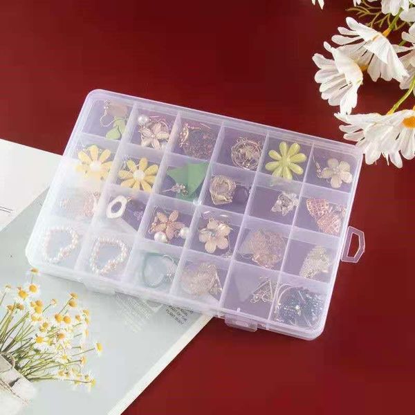 jewelry pouches, bags 24 slots transparent plastic box storage case compartment adjustable container for ring earring organizer, Pink;blue
jewelry pouches, bags 24 slots transparent plastic box storage case compartment adjustable container for ring earring organizer, Pink;blue