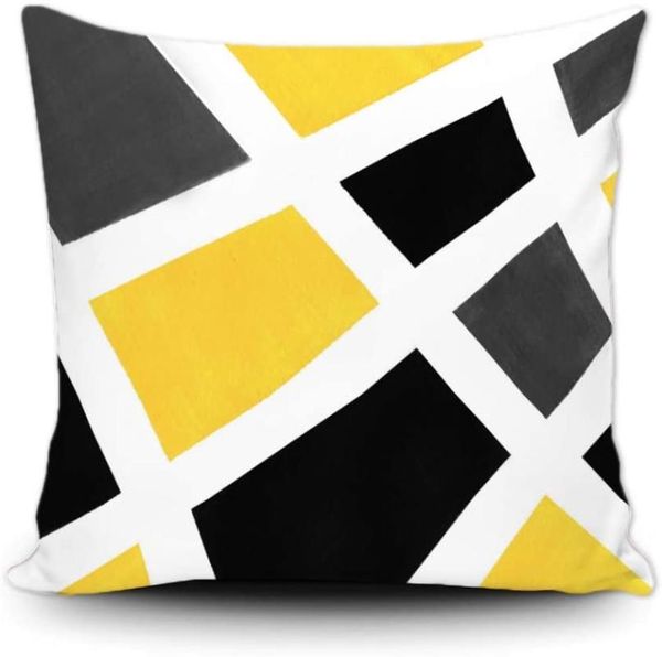 pillow case white black yellow modern abstract simple geometric pattern decorative cushion cover home decoration square pillowcase
pillow case white black yellow modern abstract simple geometric pattern decorative cushion cover home decoration square pillowcase