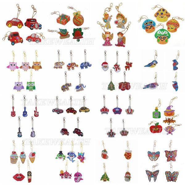 diy full drill special shaped painting keychains women bag pendant jewelry key ring diamond embroidery cross stitch, Slivery;golden
diy full drill special shaped painting keychains women bag pendant jewelry key ring diamond embroidery cross stitch, Slivery;golden