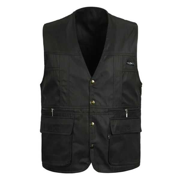 2021 new classic thin sleeveless men jacket with many pockets summer casual pgrapher reporter multi pocket vest for male waistcoat ghsy, Black;white
2021 new classic thin sleeveless men jacket with many pockets summer casual pgrapher reporter multi pocket vest for male waistcoat ghsy, Black;white
