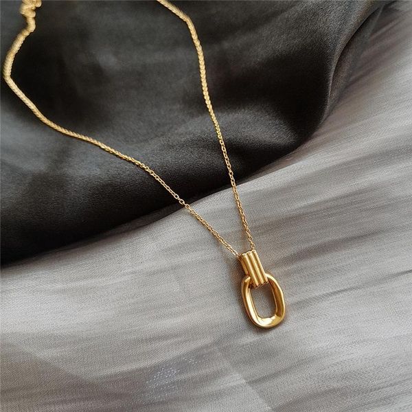 chains unfading 2021 product lucky ring trend metal style titanium steel necklace, Silver
chains unfading 2021 product lucky ring trend metal style titanium steel necklace, Silver