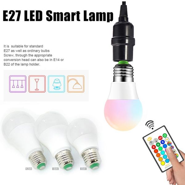 bulbs e27 rgbw led bulb lights 3w 5w 10w 15w lampada changeable colorful rgb lamp with ir remote control adjustable brightness
bulbs e27 rgbw led bulb lights 3w 5w 10w 15w lampada changeable colorful rgb lamp with ir remote control adjustable brightness