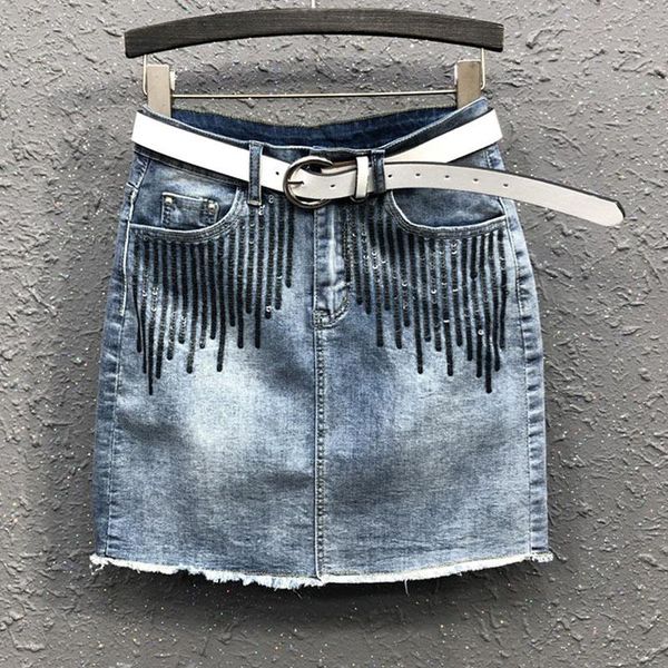 skirts summer spring fashion women sequined tassel bleached stretchy pencil denim skirt , woman clothes ripped slim jeans, Black
skirts summer spring fashion women sequined tassel bleached stretchy pencil denim skirt , woman clothes ripped slim jeans, Black
