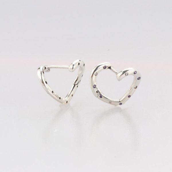 other original 925 sterling silver earring bright heart with purple crystal stud for women wedding gift fashion jewelry, Golden;silver
other original 925 sterling silver earring bright heart with purple crystal stud for women wedding gift fashion jewelry, Golden;silver