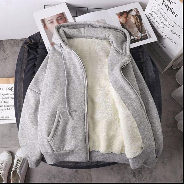 women winter sweatshirts coat causal warm thick fleece pocket solid grey black female hooded coat outerwear harajuku bf oversize
women winter sweatshirts coat causal warm thick fleece pocket solid grey black female hooded coat outerwear harajuku bf oversize