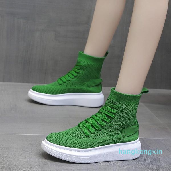 boots autumn green breather mesh shoes women thick bottom med heels ankle woman round toe lace-up platform short, Black
boots autumn green breather mesh shoes women thick bottom med heels ankle woman round toe lace-up platform short, Black