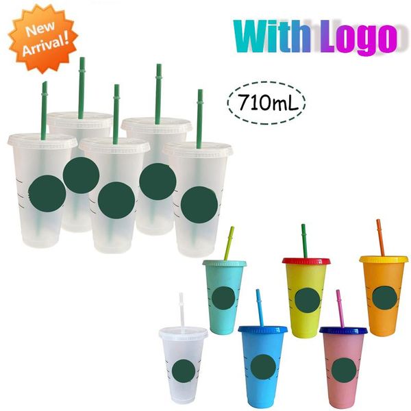 mugs 710ml 24oz straw cup with lid logo color change coffee reusable cups portable water bottle plastic and gift
mugs 710ml 24oz straw cup with lid logo color change coffee reusable cups portable water bottle plastic and gift