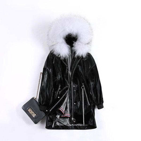 women's fur & faux send to overcome the female autumn/winter 2021 parker removable long sharkskin suits in bladder, Black
women's fur & faux send to overcome the female autumn/winter 2021 parker removable long sharkskin suits in bladder, Black