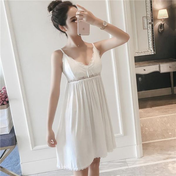 2019 women nightgowns lace sleepwear nightdress modal cotton backless princess sleep lounge night dress nightwear, Black;red
2019 women nightgowns lace sleepwear nightdress modal cotton backless princess sleep lounge night dress nightwear, Black;red