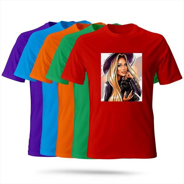 summer multicolor female men t shirts beauty printing mens loose round neck plus size, White;black
summer multicolor female men t shirts beauty printing mens loose round neck plus size, White;black