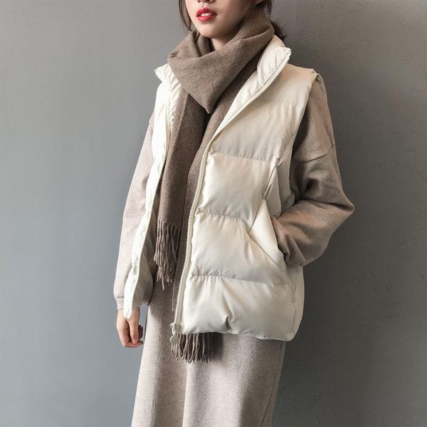 women's vests loose cotton vest, korean style and short down jacket, autumn winter, in 2021, Black;white
women's vests loose cotton vest, korean style and short down jacket, autumn winter, in 2021, Black;white