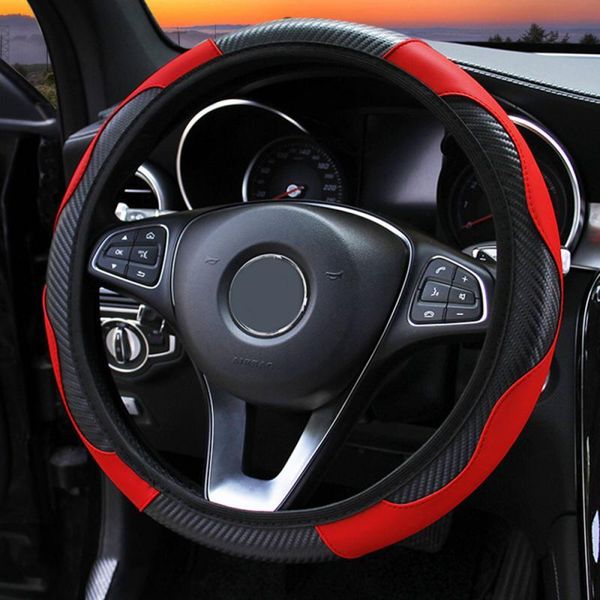 steering wheel covers car cover breathable anti slip pu leather suitable 37-38cm auto protector
steering wheel covers car cover breathable anti slip pu leather suitable 37-38cm auto protector