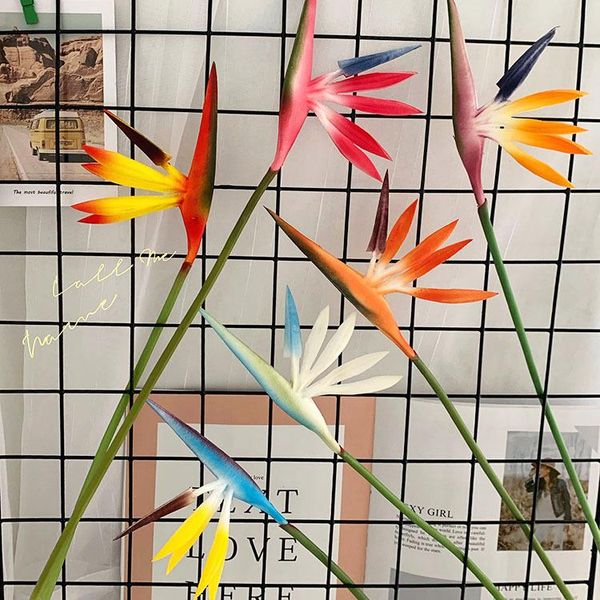 imitation flowers pu material bird of paradise strelitzia reginae home office decoration filming software potted plant 
imitation flowers pu material bird of paradise strelitzia reginae home office decoration filming software potted plant