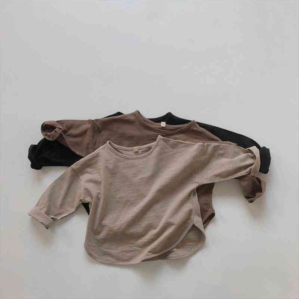spring korean style baby boys cotton t shirts solid color kids long sleeve loose toddlers children casual tees, Blue
spring korean style baby boys cotton t shirts solid color kids long sleeve loose toddlers children casual tees, Blue