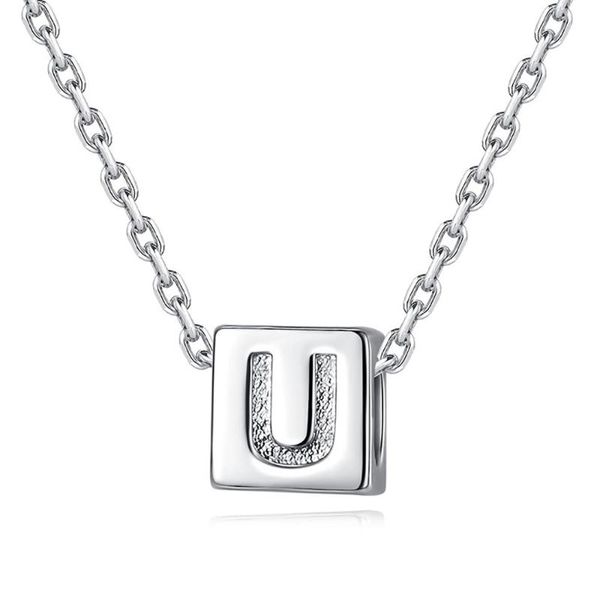 chains korean design small square letter necklaces pendant white gold color for women girls dating fashion jewelry gift, Silver
chains korean design small square letter necklaces pendant white gold color for women girls dating fashion jewelry gift, Silver