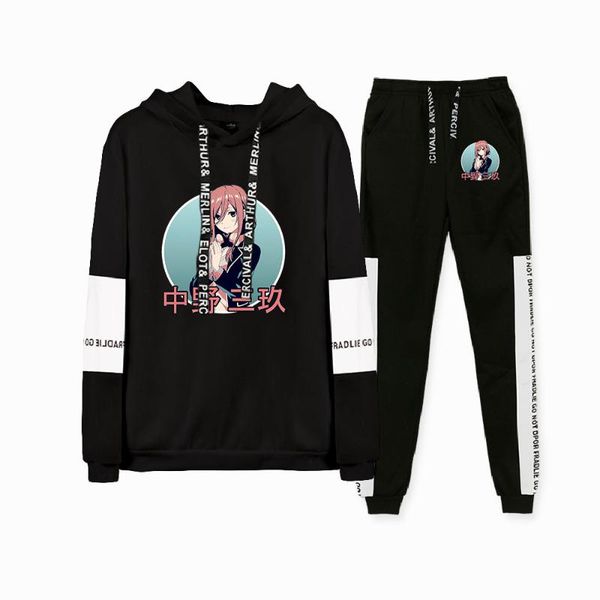 men's tracksuits anime the quintessential quintuplets nakano miku tracksuit sportswear sets casual men sweatpants track suit set, Gray
men's tracksuits anime the quintessential quintuplets nakano miku tracksuit sportswear sets casual men sweatpants track suit set, Gray