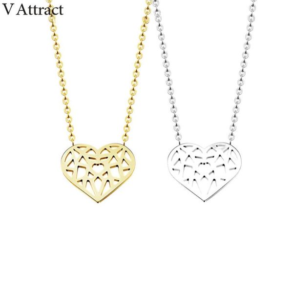 pendant necklaces v attract 10pcs besst friends gift minimalism heart necklace stainless steel bijoux femme collar statement chocker, Silver
pendant necklaces v attract 10pcs besst friends gift minimalism heart necklace stainless steel bijoux femme collar statement chocker, Silver