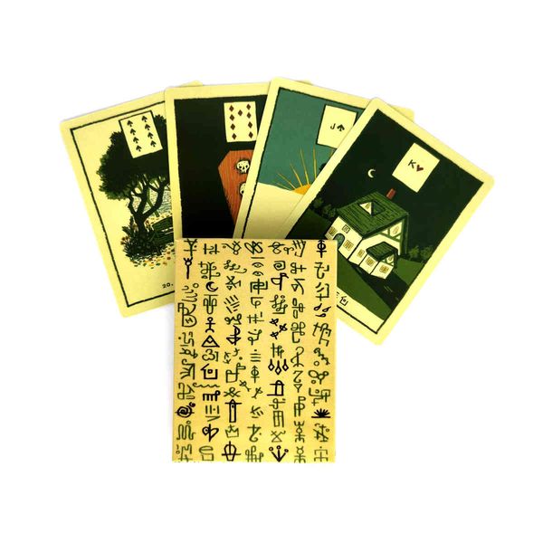 new style green glyphs lenormand tarot cards pdf guidance deck divination entertainment parties board game supports wholesale
new style green glyphs lenormand tarot cards pdf guidance deck divination entertainment parties board game supports wholesale