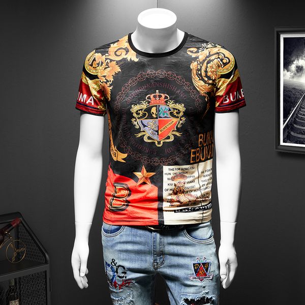 luxo 3d casual t-shirt with short sleeves around neck streetwear tshirt silk breathable ice shirts male clothes size 7xl 48p0, White
luxo 3d casual t-shirt with short sleeves around neck streetwear tshirt silk breathable ice shirts male clothes size 7xl 48p0, White