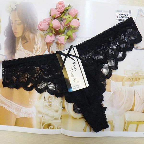 ladies thong t lace comfortable breathable elastic ultra-thin panties women's, Black;pink
ladies thong t lace comfortable breathable elastic ultra-thin panties women's, Black;pink