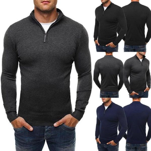 men's t-shirts men zip neck turn down collar knitwear shirts sweater pullover long sleeve fashion clothing, White;black
men's t-shirts men zip neck turn down collar knitwear shirts sweater pullover long sleeve fashion clothing, White;black