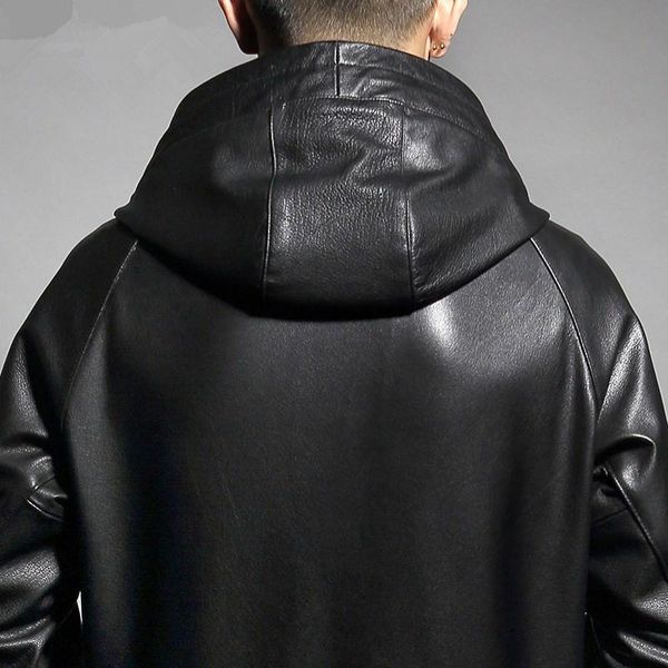men's leather & faux jacket pure geniune cow jackets plus size down coat camperas hombre invierno 2021 f2827 mf249, Black
men's leather & faux jacket pure geniune cow jackets plus size down coat camperas hombre invierno 2021 f2827 mf249, Black