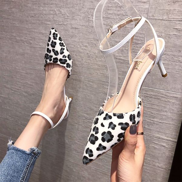 female shoes spring 2021 new leopard toe print pointed stiletto double heel 5z2d, Black
female shoes spring 2021 new leopard toe print pointed stiletto double heel 5z2d, Black