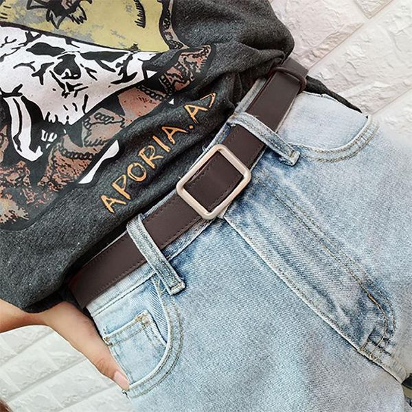 belts fashion women belt non-porous square buckle jeans black chic ladies vintage strap female waistband 2.3cm width, Black;brown
belts fashion women belt non-porous square buckle jeans black chic ladies vintage strap female waistband 2.3cm width, Black;brown