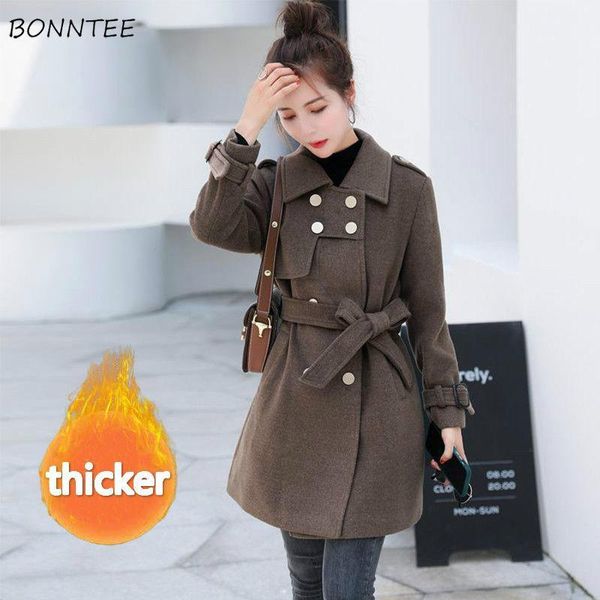 blends women oversized thicker winter coats wool clothing charm elegant sashes slim casual warm hepburn stylish 3xl temperament women's, Black
blends women oversized thicker winter coats wool clothing charm elegant sashes slim casual warm hepburn stylish 3xl temperament women's, Black