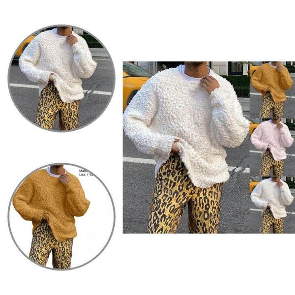 men's sweaters cozy fabulous casual autumn sweatshirt warm pullover for daily wear, White;black
men's sweaters cozy fabulous casual autumn sweatshirt warm pullover for daily wear, White;black