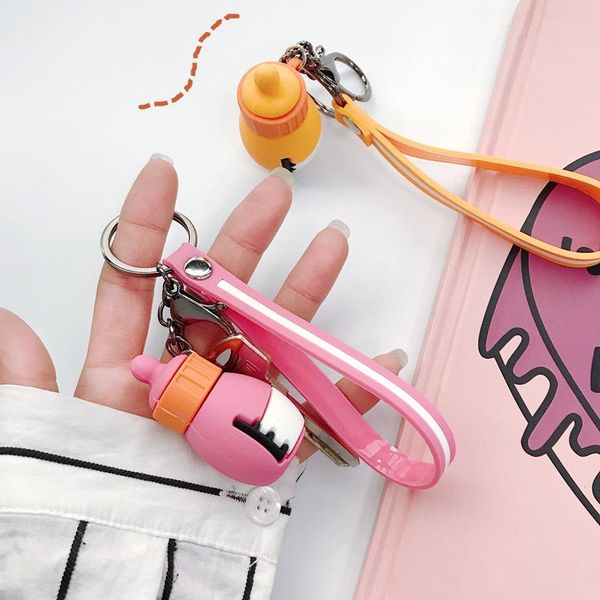 keychains 2021 milk bottle key ring pendant card creative gift pass car accessories korean version of the couple bag small gi, Silver
keychains 2021 milk bottle key ring pendant card creative gift pass car accessories korean version of the couple bag small gi, Silver