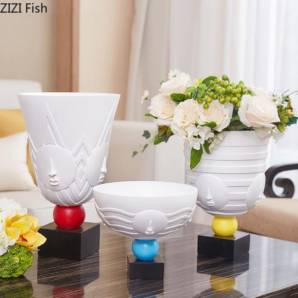 vases nordic simple white resin flower vase fruit plate ornament living room office table decoration art home
vases nordic simple white resin flower vase fruit plate ornament living room office table decoration art home