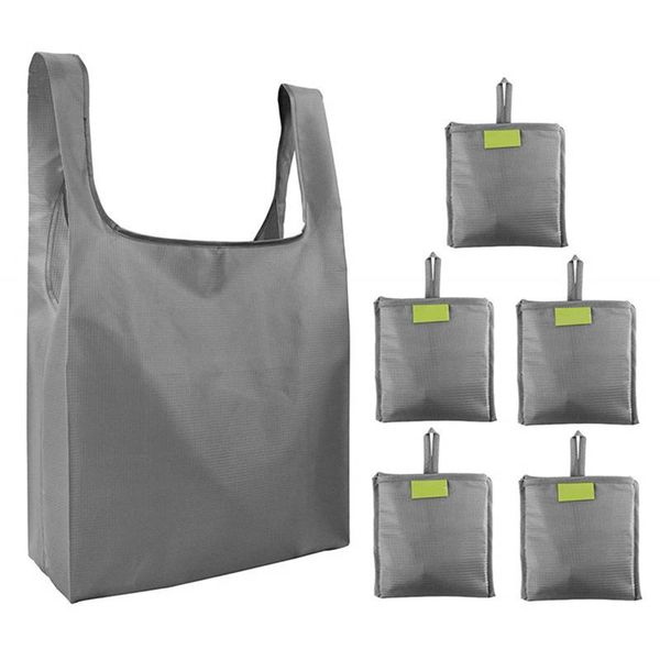 hanging baskets 6pcs folding reusable grocery bags washable shopping polyester foldable into attached bag
hanging baskets 6pcs folding reusable grocery bags washable shopping polyester foldable into attached bag