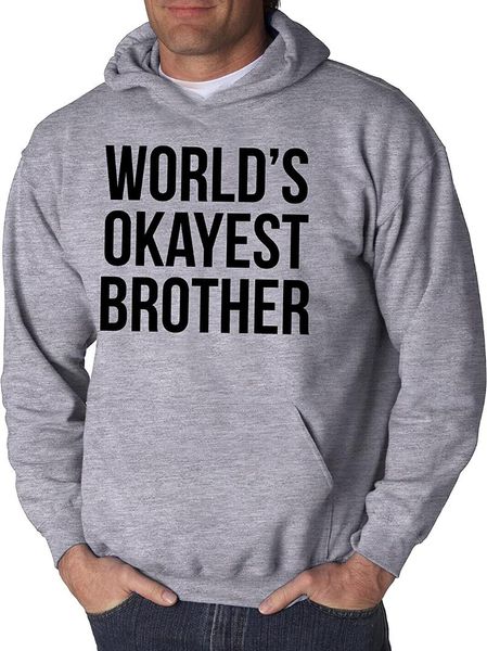 men's hoodies & sweatshirts worlds okayest brother sweatshirt funny shirts big sister gift hoodie, Black
men's hoodies & sweatshirts worlds okayest brother sweatshirt funny shirts big sister gift hoodie, Black