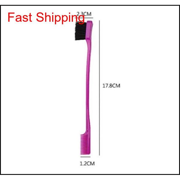 2019 beauty double sided edge control hair comb hair styling tool hair brush toothbrush style eyebro jllxzg xhqhlady, Silver
2019 beauty double sided edge control hair comb hair styling tool hair brush toothbrush style eyebro jllxzg xhqhlady, Silver