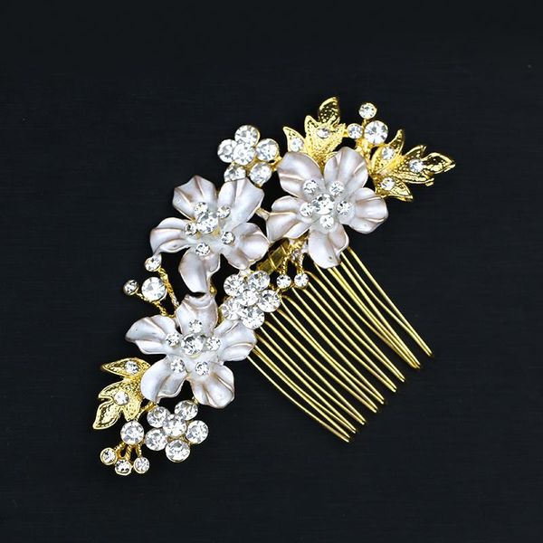 hair clips & barrettes crystal fashion floral wedding accessories alloy rhinestone comb 2 colors bridal jewelry ornament for women, Golden;silver
hair clips & barrettes crystal fashion floral wedding accessories alloy rhinestone comb 2 colors bridal jewelry ornament for women, Golden;silver