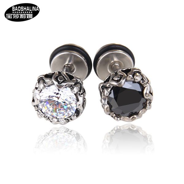 studs earrings titanium steel allergy resistant crown zircon stainless personality jewelry premium diamond, Golden;silver
studs earrings titanium steel allergy resistant crown zircon stainless personality jewelry premium diamond, Golden;silver