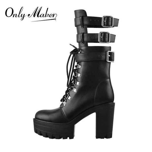 boots onlymaker lace up chunky high heels booties for women hollow matte black patent leather platform ankle buckles big size
boots onlymaker lace up chunky high heels booties for women hollow matte black patent leather platform ankle buckles big size