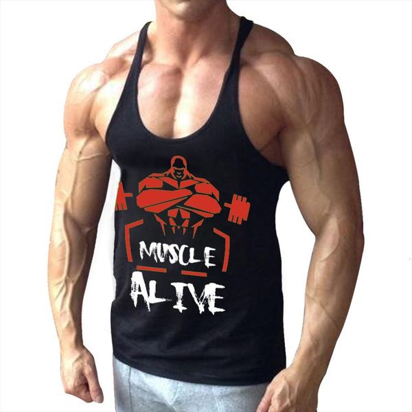 muscle alive mens bodybuilding tank stringer workout shirts y back cotton spandex gym clothing fitness tank sleeveless, White;black
muscle alive mens bodybuilding tank stringer workout shirts y back cotton spandex gym clothing fitness tank sleeveless, White;black