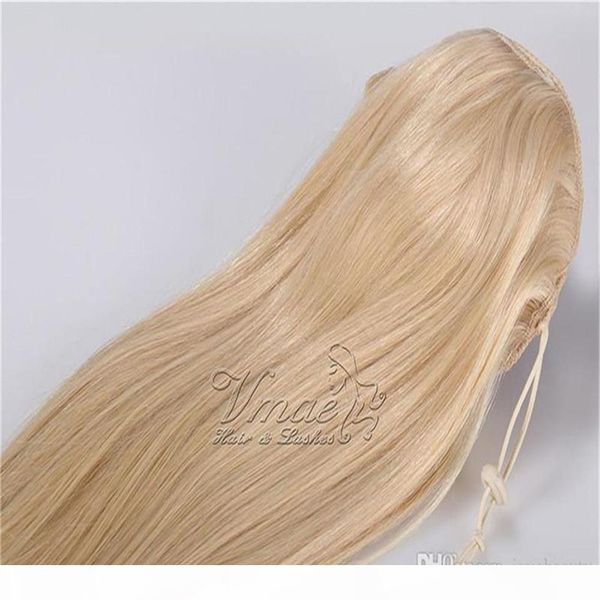 color #60 no shedding european human hair single donor blonde virgin extension 100g 120g 140g 160g silky straight drawstring horsetail, Black
color #60 no shedding european human hair single donor blonde virgin extension 100g 120g 140g 160g silky straight drawstring horsetail, Black