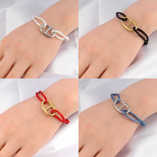 charm bracelets red hand rope bracelet stainless steel for women adjustable pig nose pendants jewelry, Golden;silver
charm bracelets red hand rope bracelet stainless steel for women adjustable pig nose pendants jewelry, Golden;silver