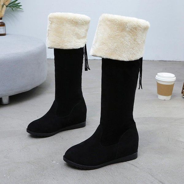 boots 2021 over-knee boots, women's winter section flat bottom with increased high-low elastic a01, Black
boots 2021 over-knee boots, women's winter section flat bottom with increased high-low elastic a01, Black